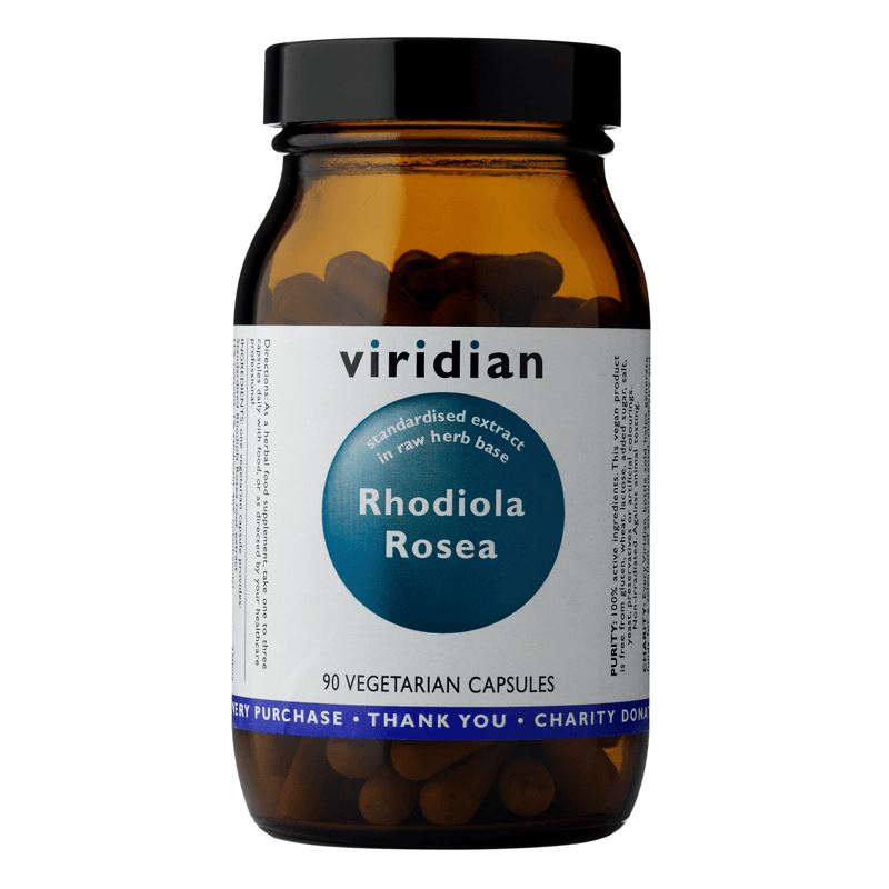Viridian Rhodiola Rosea 90 kapslí (Rozchodnice růžová)
