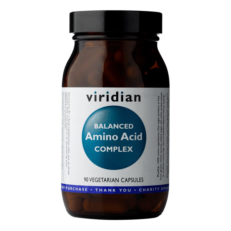 Viridian Balanced Amino Acid Complex 90 kapslí (Směs esenciálních aminokyselin)