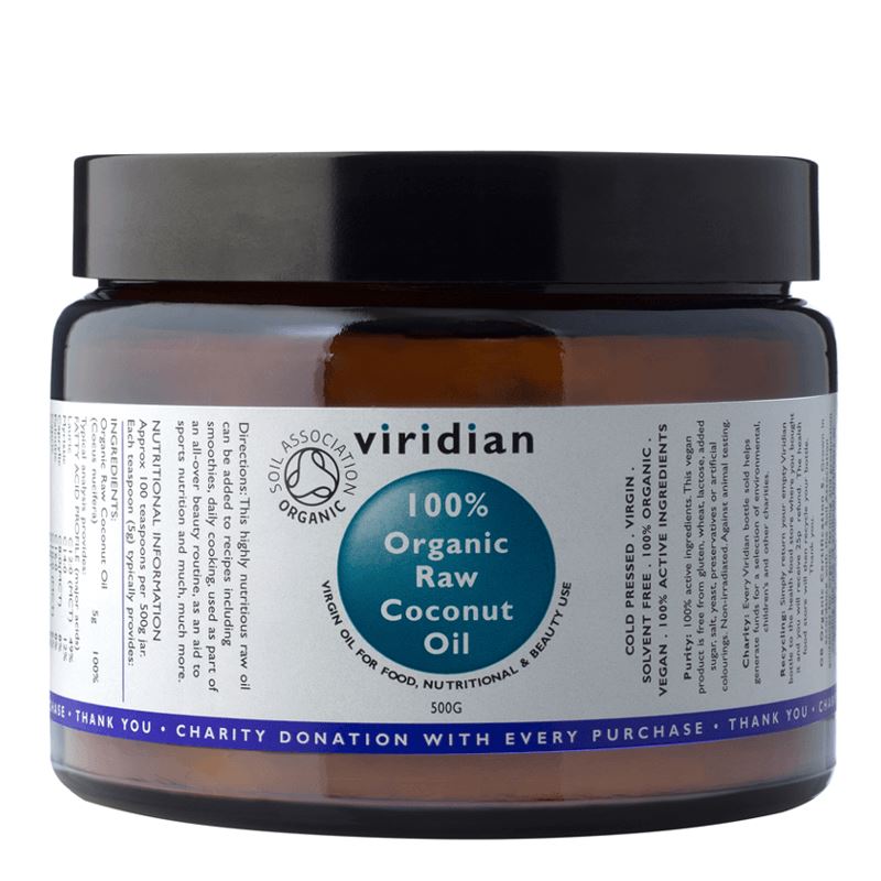 Viridian Coconut Oil 500g Organic (Kokosový olej)