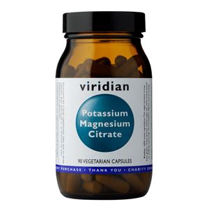 Viridian Potassium Magnesium Citrate 90 kapslí (Draslík a hořčík)