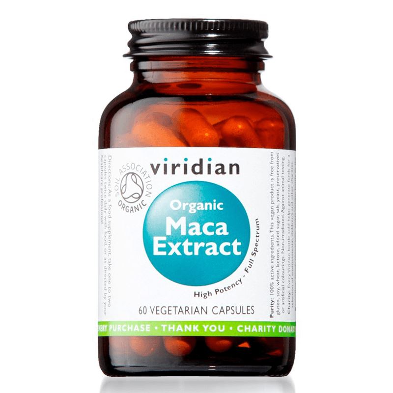 Viridian Maca Extract 60 kapslí Organic