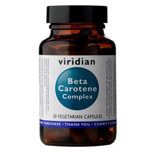 Viridian Beta Carotene Complex 30 kapslí (Beta karoten)