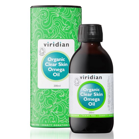 Viridian Clear Skin Omega Oil 200ml Organic