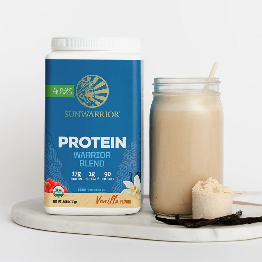 Protein Blend + Greens BIO 750g vanilka