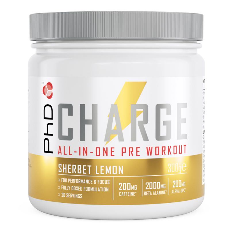 Charge Pre-Workout 300g sherbert lemon