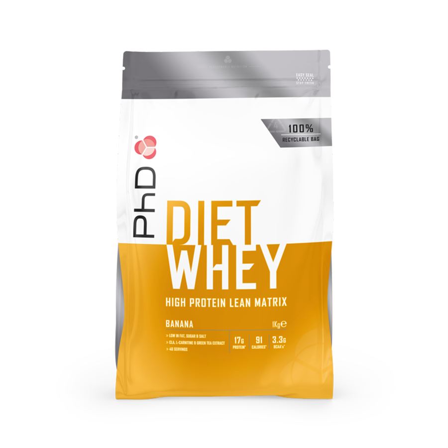 PHD Nutrition Limited Diet Whey 1kg banán
