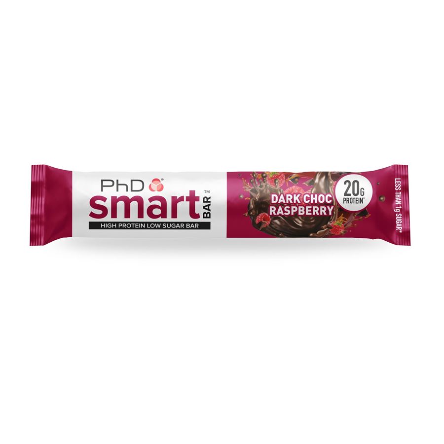 Smart Bar 64g dark choc raspberry