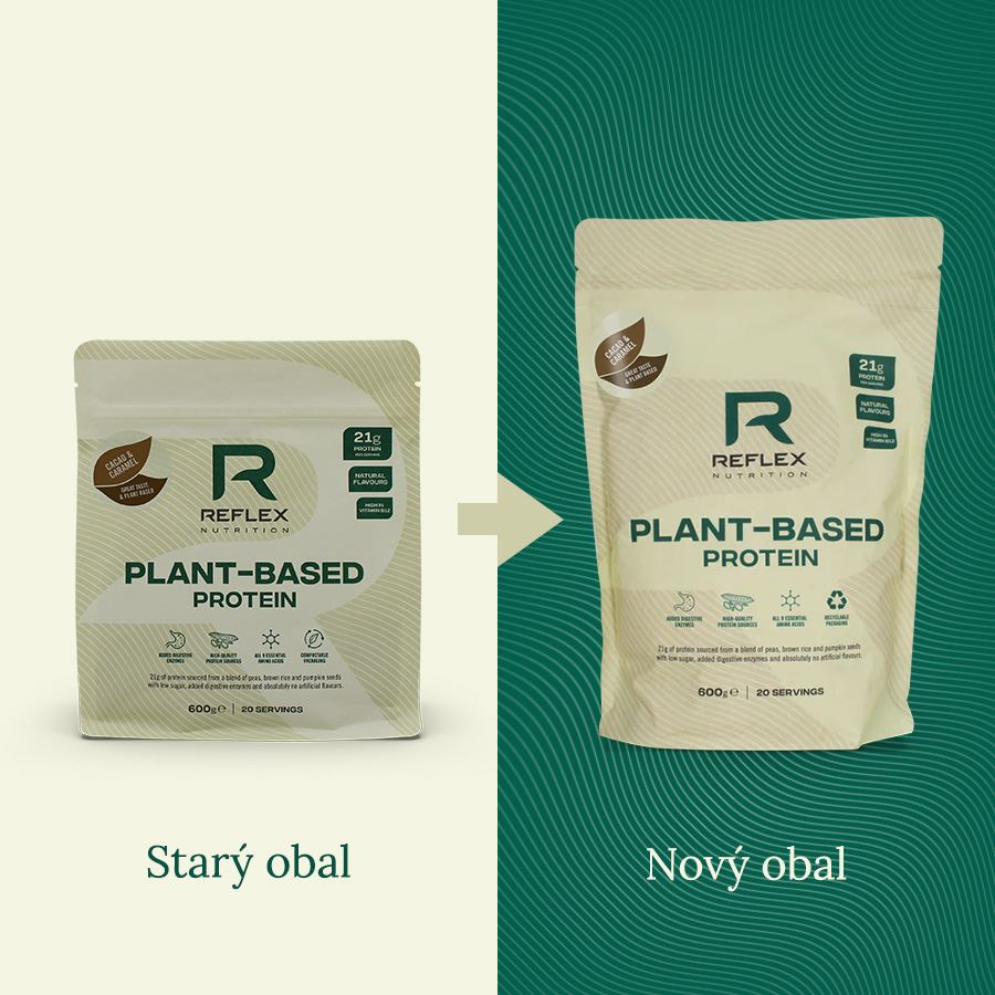Plant Based Protein 600g cacao & caramel 