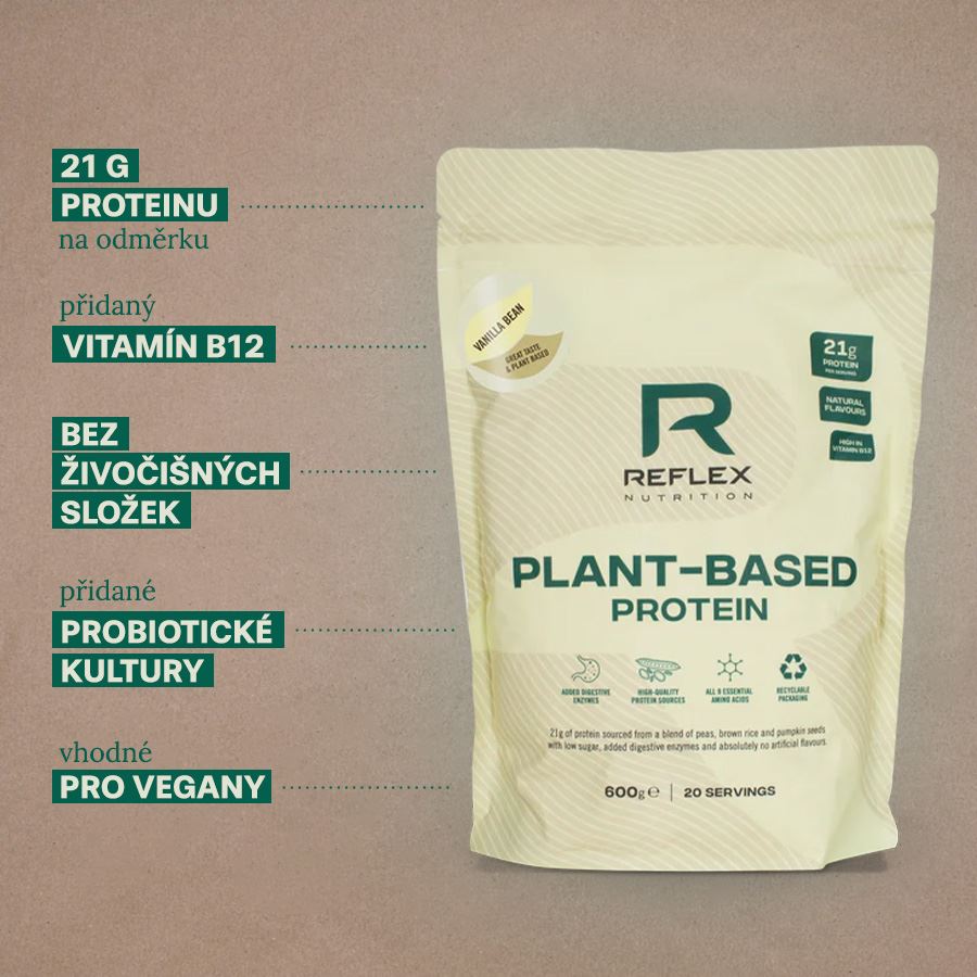Plant Based Protein 600g vanilla bean 