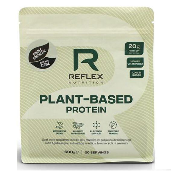 Reflex Plant Based Protein 600g double chocolate (Stevia)