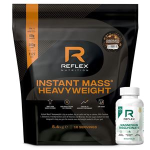 Instant Mass Heavy Weight 5,4kg čokoláda + Albion Magnesium 90 kapslí ZDARMA