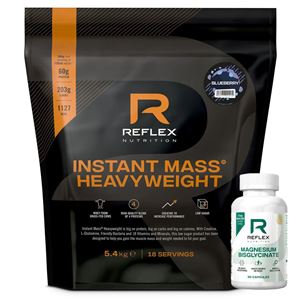 Instant Mass Heavy Weight 5,4kg borůvka + Albion Magnesium 90 kapslí ZDARMA