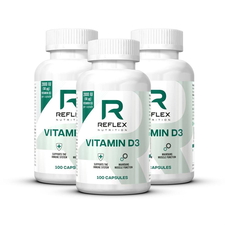 Reflex Vitamin D3 100 kapslí 2 + 1 ZDARMA