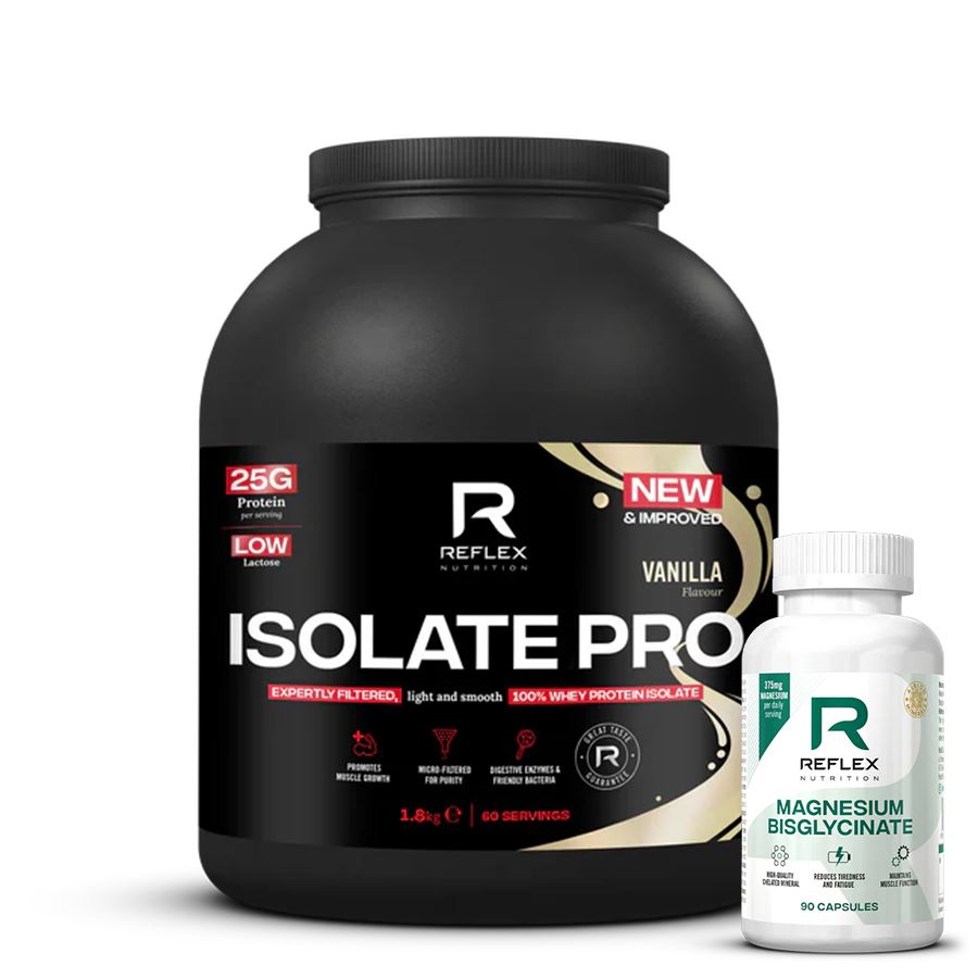 Isolate PRO 1,8kg vanilka + Magnesium 90 kapslí ZDARMA