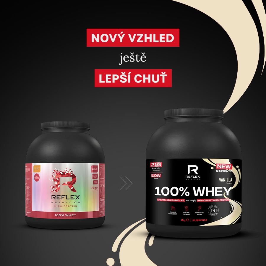 100% Whey Protein 2kg vanilka + Magnesium 90 kapslí ZDARMA