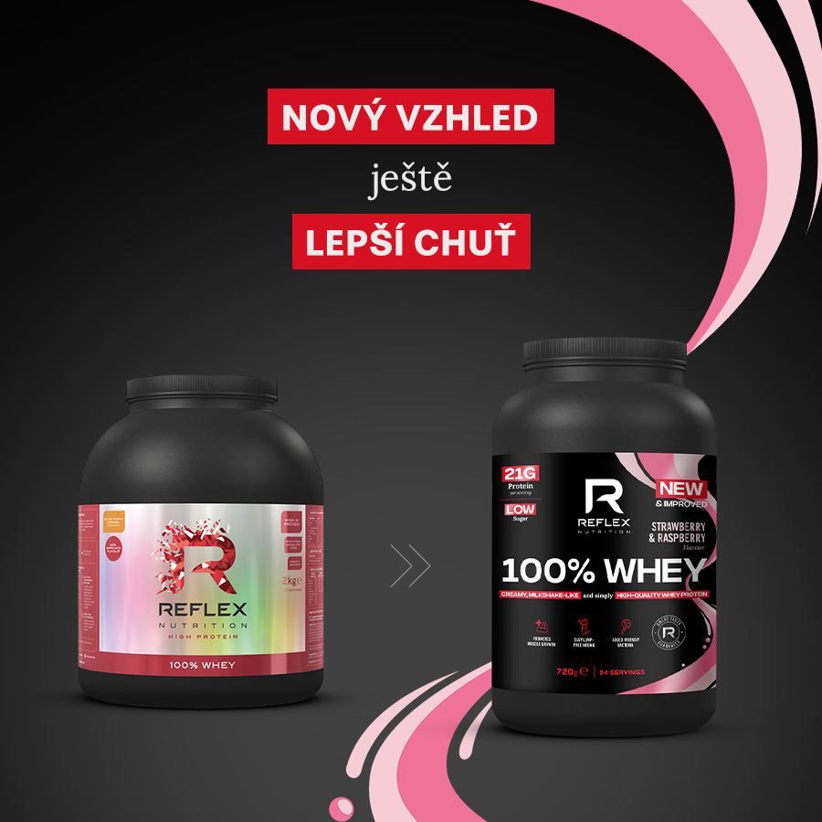 100% Whey Protein 720g jahoda malina