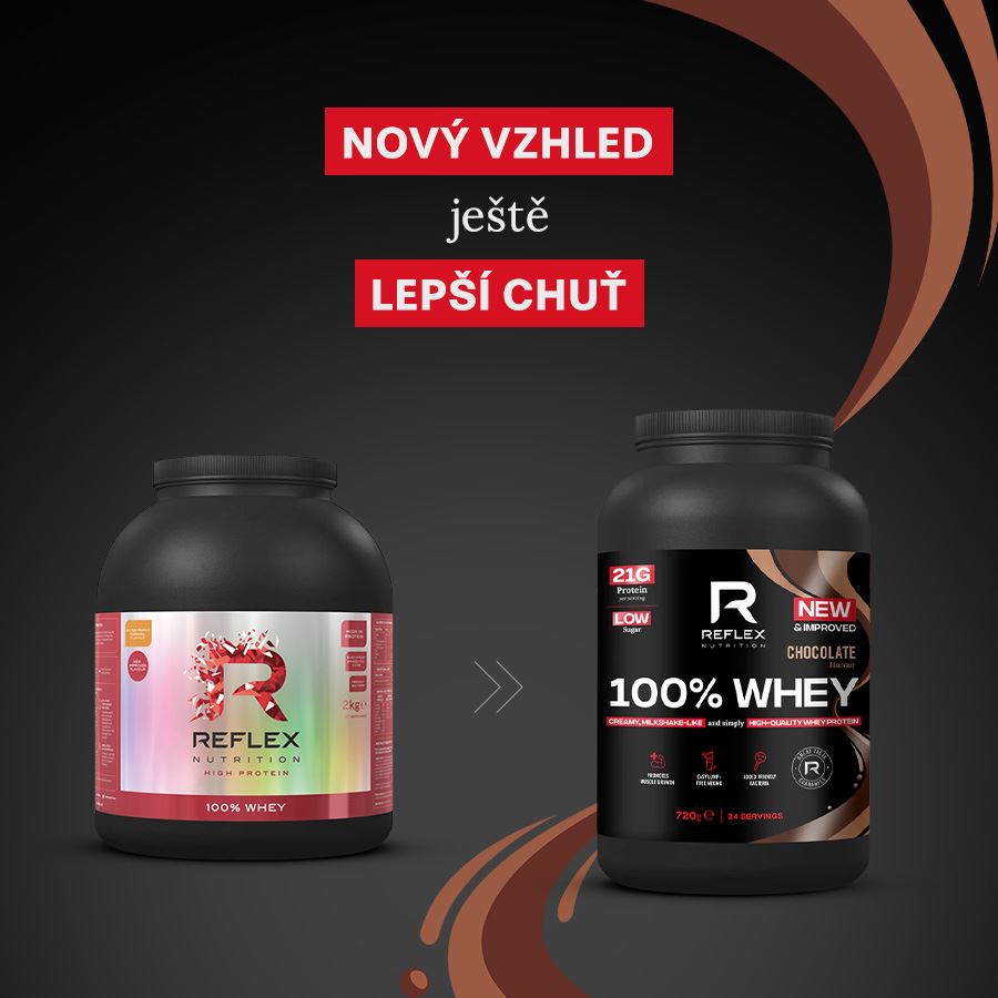 100% Whey Protein 720g čokoláda