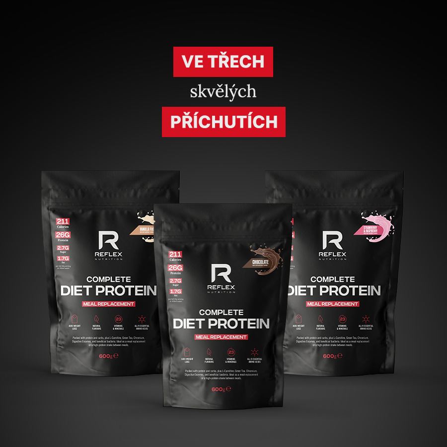 Complete Diet Protein 600g jahoda a malina