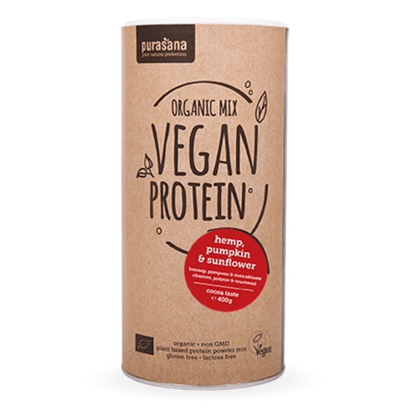 Vegan Protein MIX BIO 400g kakao (dýně, slunečnice, konopí)