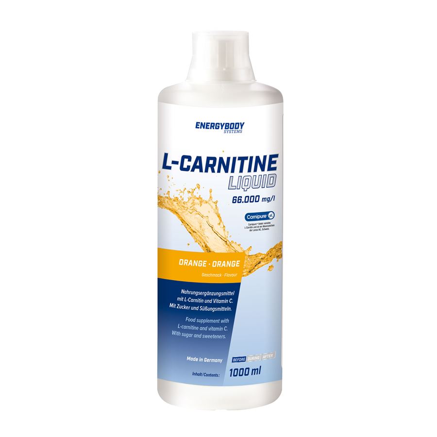 EnergyBody L-Carnitin Liquid 1000ml pomeranč
