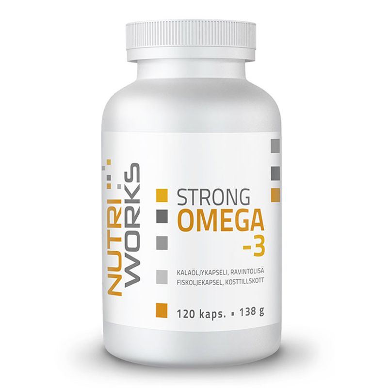 NutriWorks Omega 3 Strong 120 kapslí
