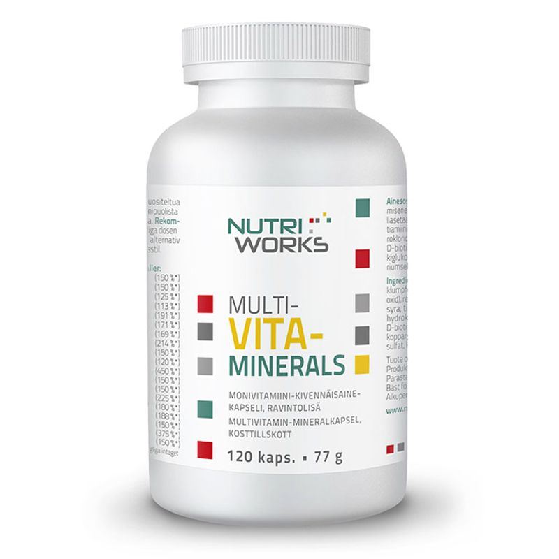 Multivitaminerals 120 kapslí (Směs vitamínů a minerálů)