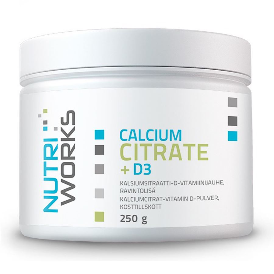 Calcium Citrate + D3 250g (Citrát vápenatý + vitamín D3)