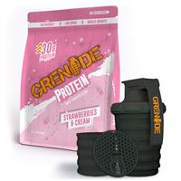Grenade Whey Protein 2 kg strawberries and cream + šejkr ZDARMA