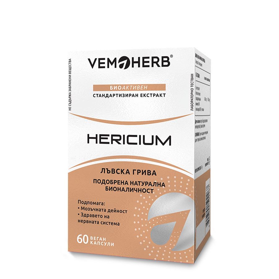 VemoHerb Hericium 60 kapslí