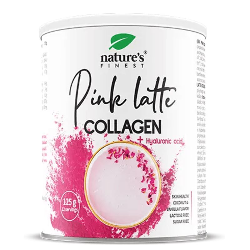 Nature's Finest Pink Latte Collagen + Hyaluronic Acid 125g