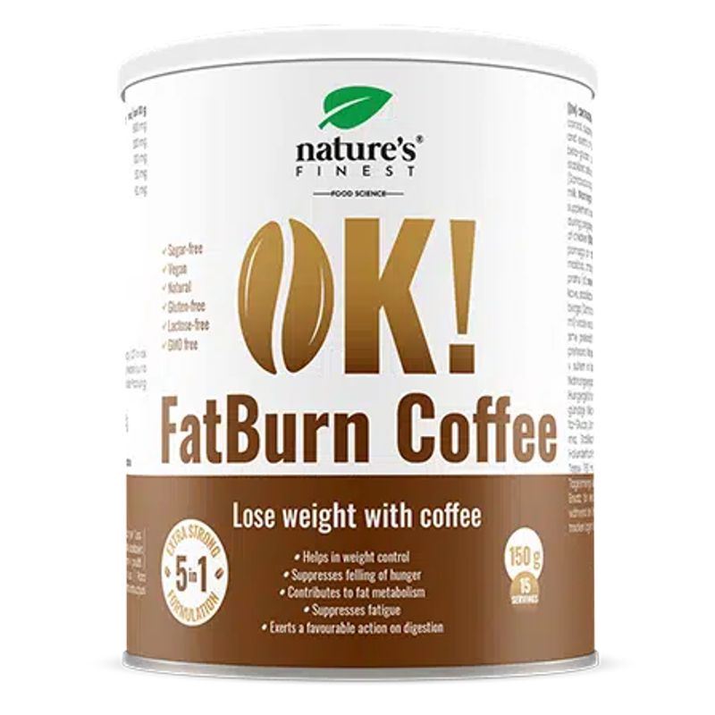 Nature's Finest OK! Fat Burn Coffee 150g