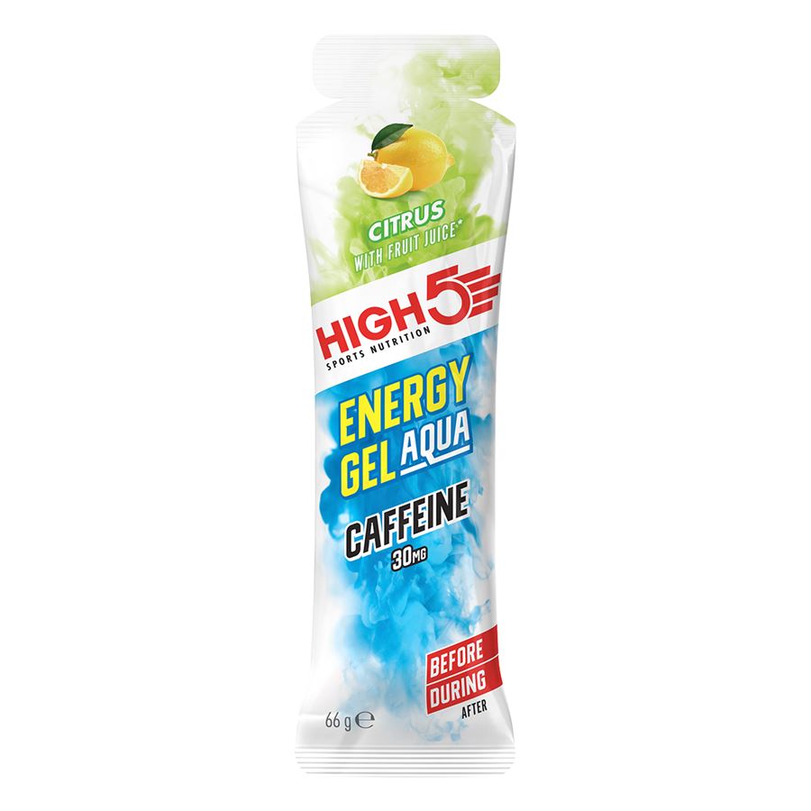 Energy Gel Aqua Caffeine 66g citrus