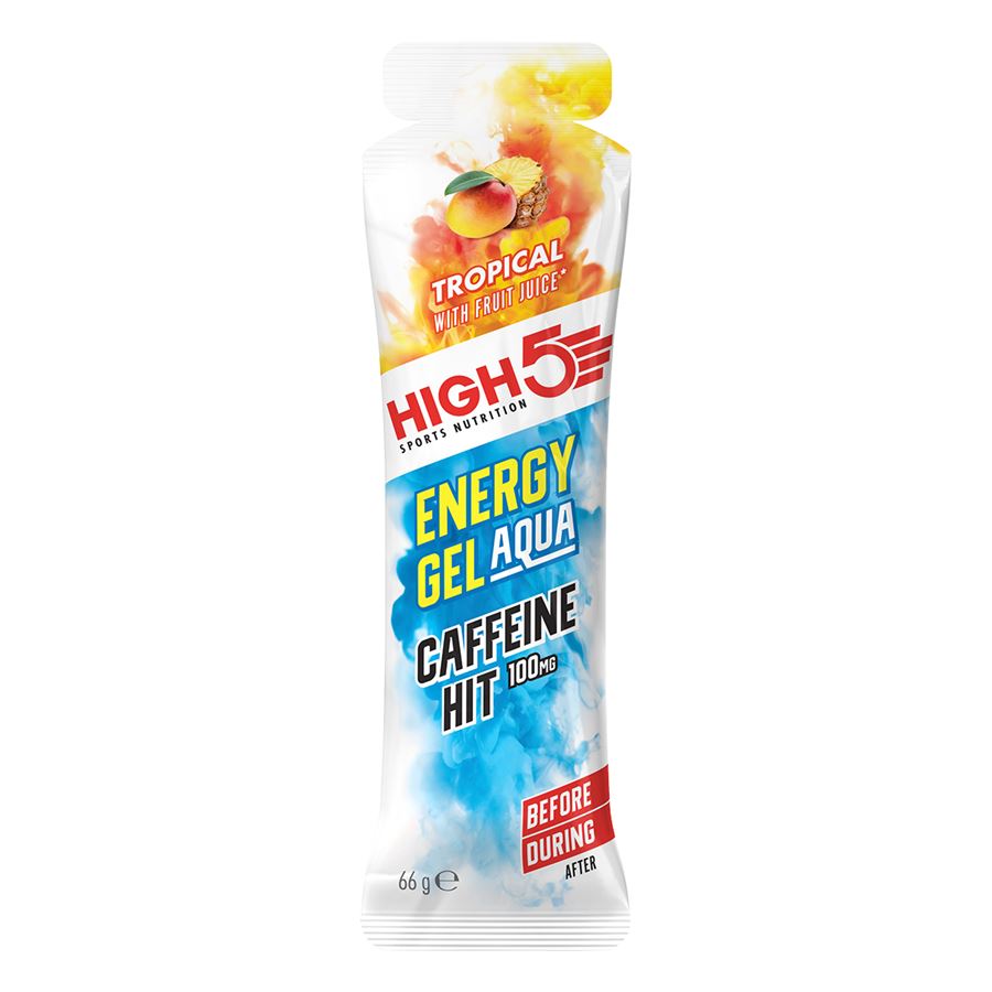 Energy Gel Aqua Caffeine Hit 66g tropické ovoce