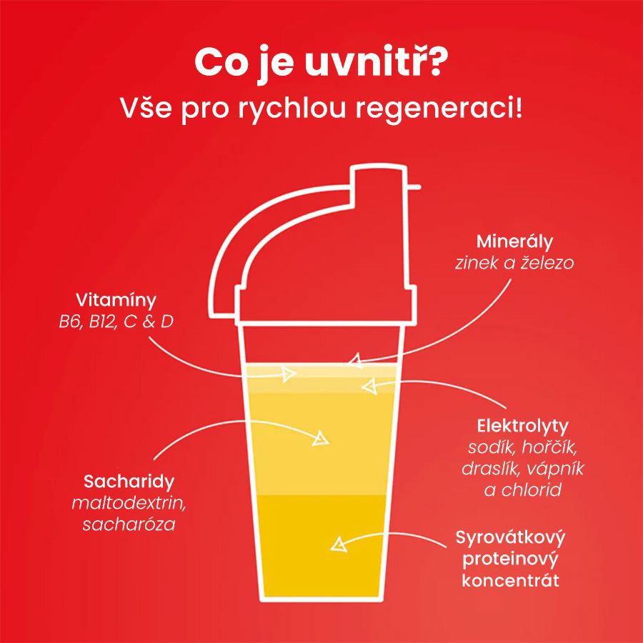 Recovery Drink 1,6 kg banán vanilka