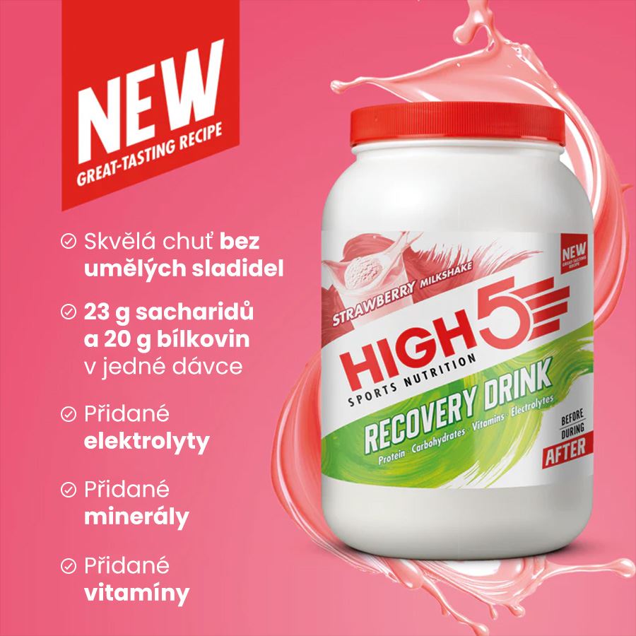 Recovery Drink 1,6kg jahoda