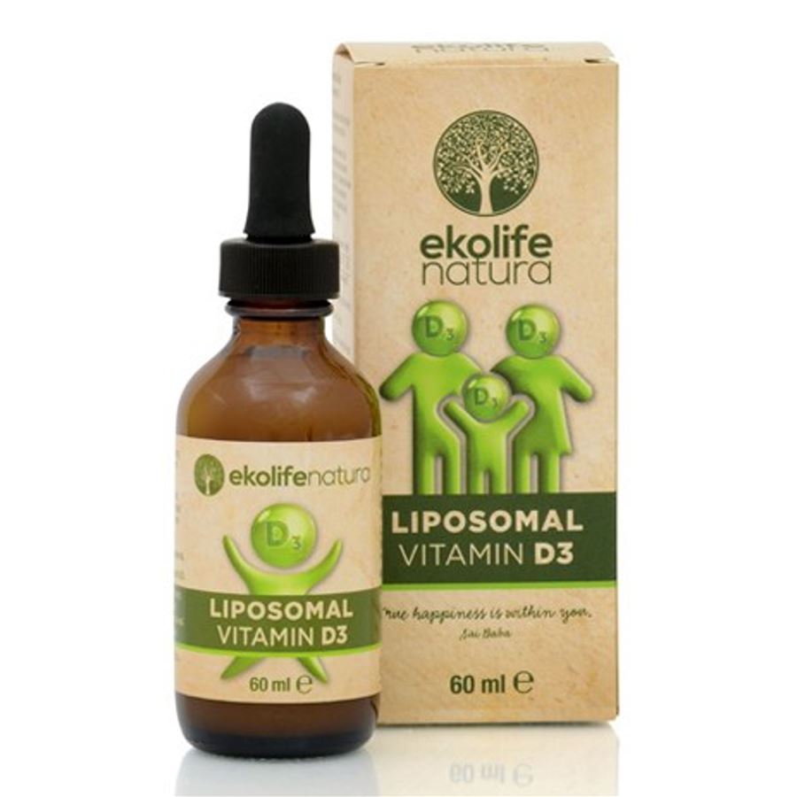 EKOLIFE NATURA Liposomal Vitamin D3 60ml (Lipozomální vitamín D3)