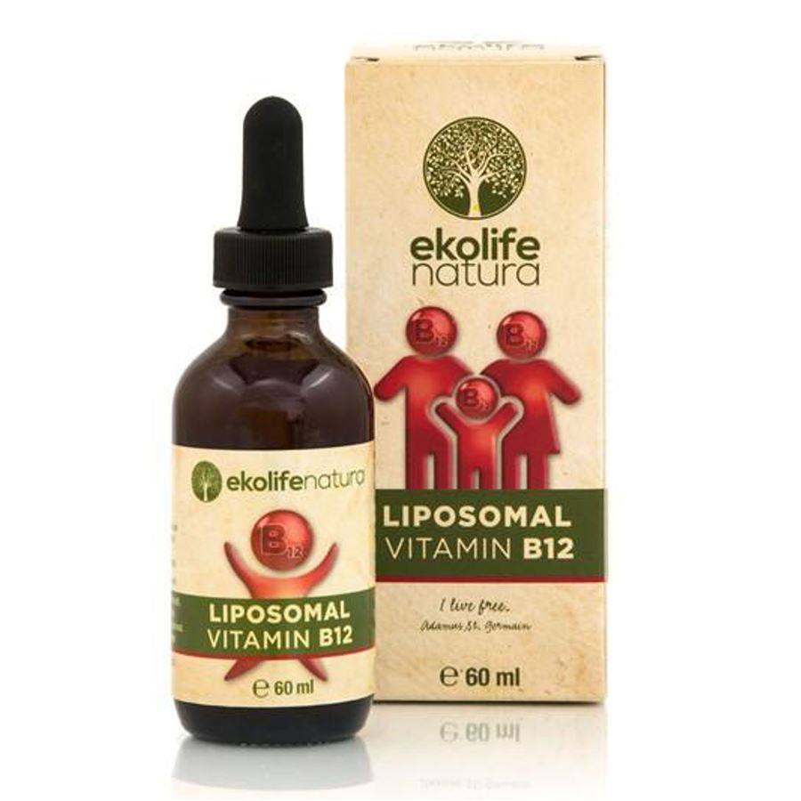 EKOLIFE NATURA Liposomalní Vitamin B12 60ml