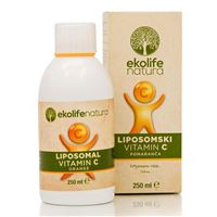 Liposomal Vitamin C 500mg 250ml pomeranč (Lipozomální vitamín C)