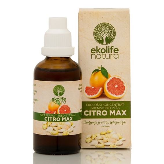 EKOLIFE NATURA Citro Max Organic 50ml (Bio extrakt ze semínek grepfruitu)
