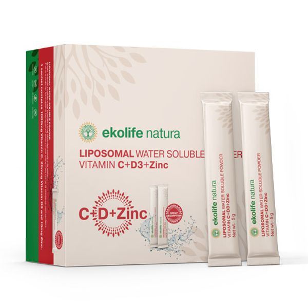 EKOLIFE NATURA Liposomal Vitamin C + D3 + Zinc 21x5g