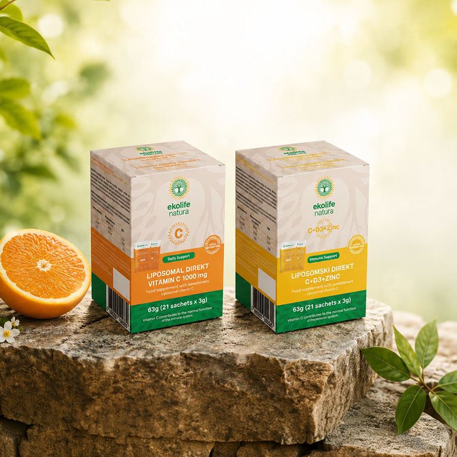 Liposomal Direkt C+D3+Zinc 21 sáčků ananas