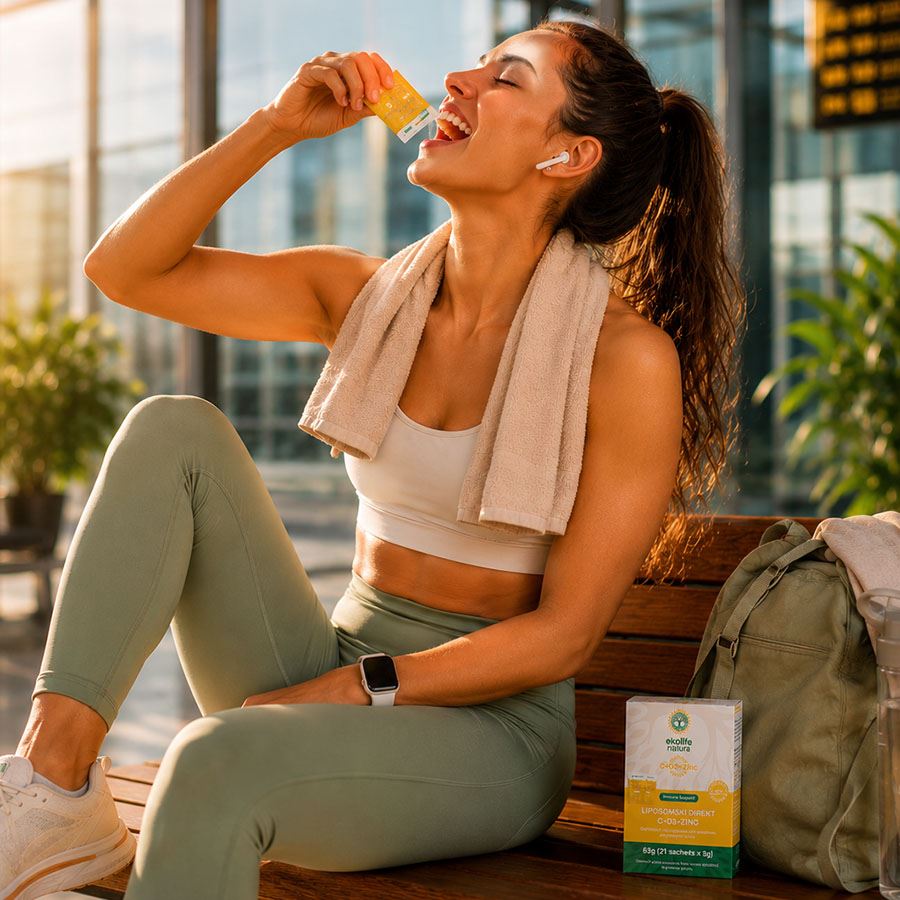 Liposomal Direkt C+D3+Zinc 21 sáčků ananas