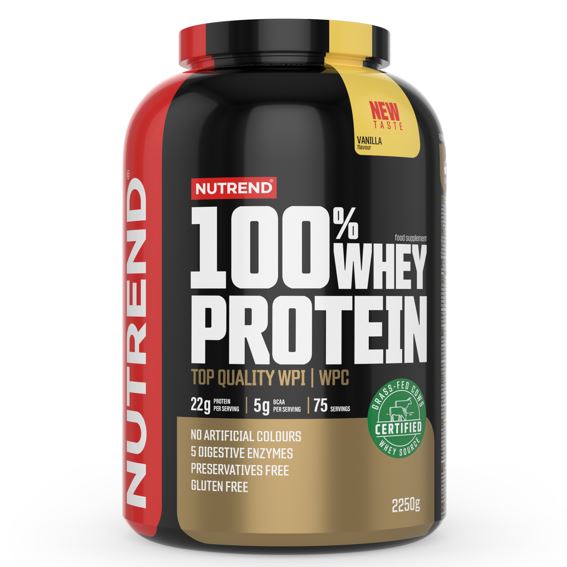 100% Whey Protein 2,25kg vanilka