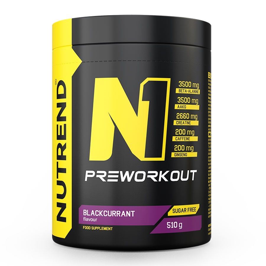 N1 Pre-Workout 510g černý rybíz