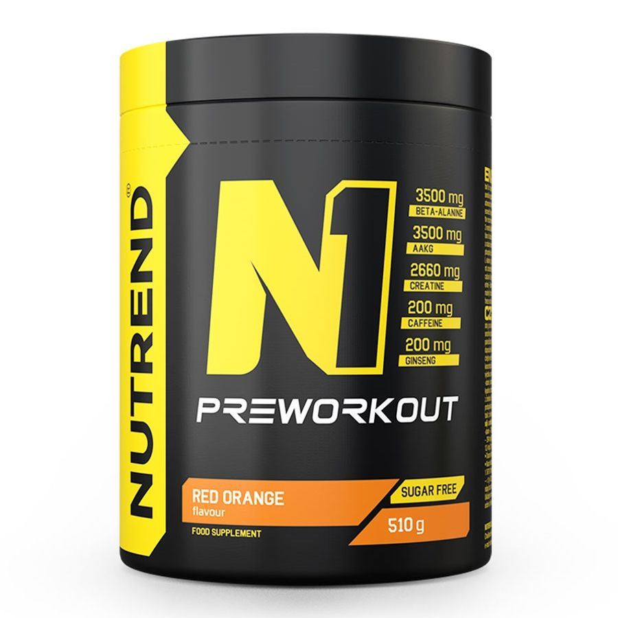 N1 Pre-Workout 510g červený pomeranč