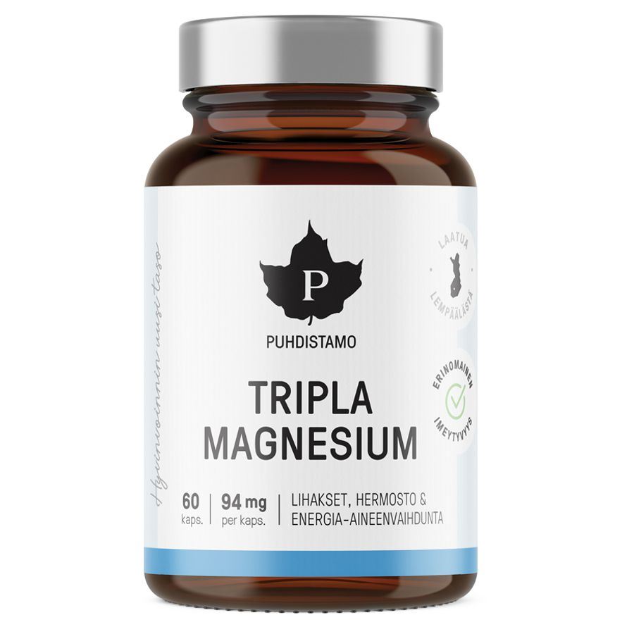 Puhdistamo Triple Magnesium 60 kapslí
