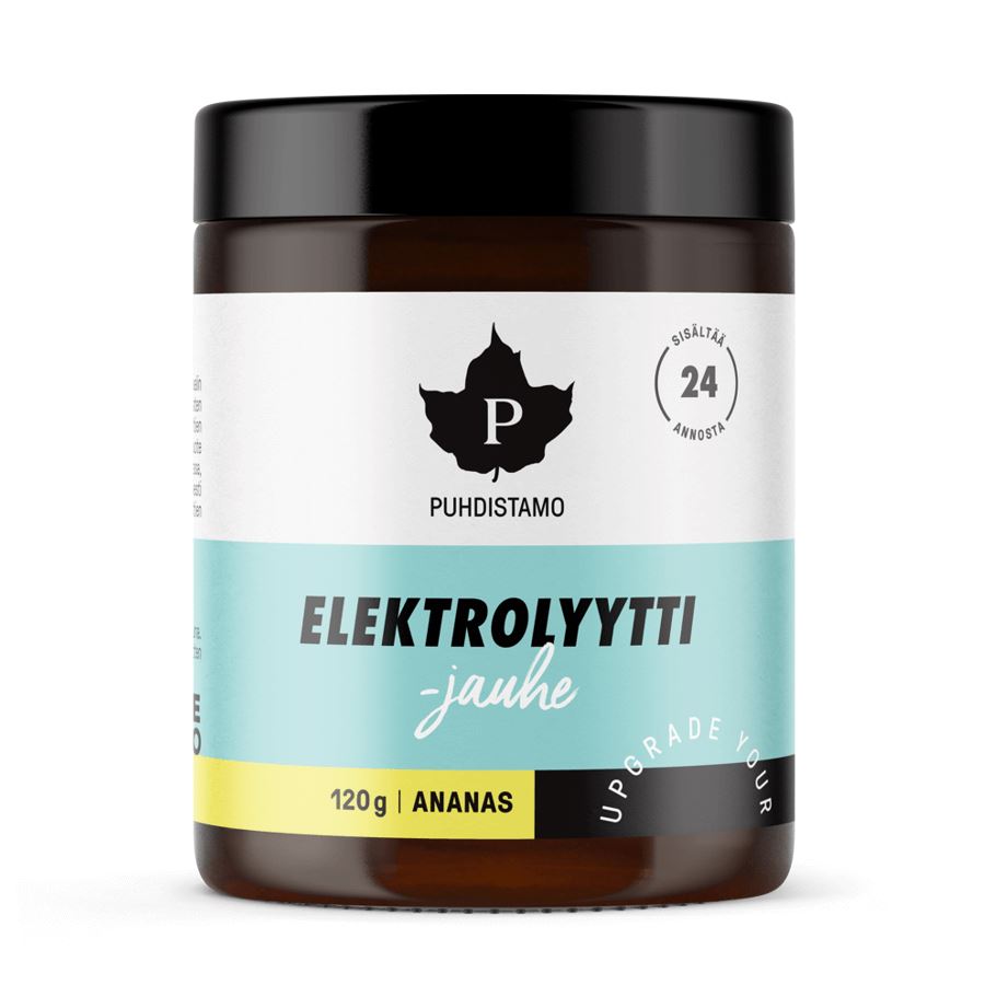 Puhdistamo Electrolyte Powder 120g ananas