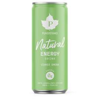 Natural Energy Drink 330ml green apple (Energetický nápoj - zelené jablko)