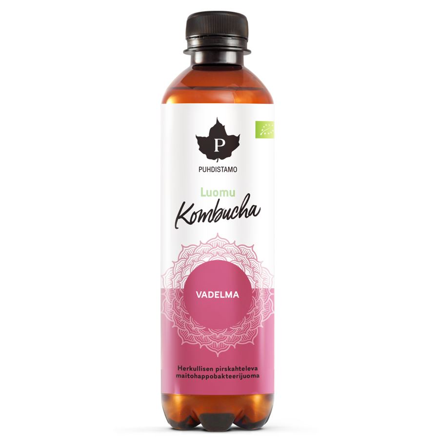 Kombucha BIO 370ml raspberry (Bio Kombucha malina)