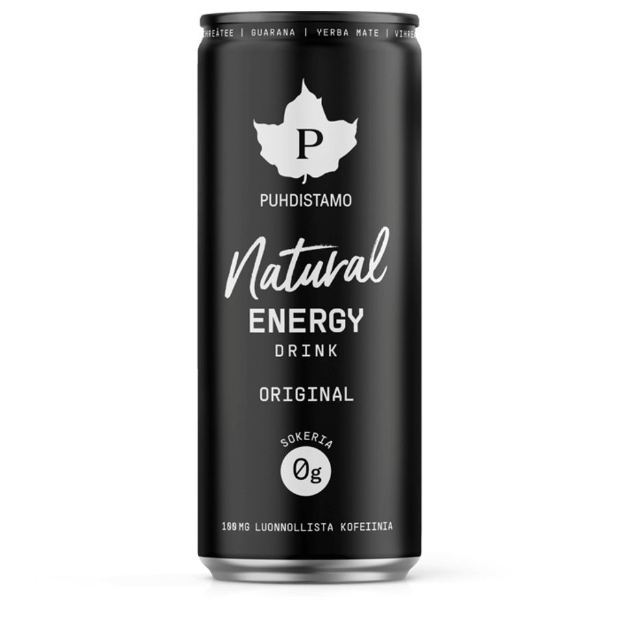 Puhdistamo Natural Energy Drink 330ml original (Energetický nápoj)